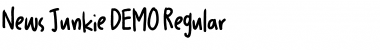 Download News Junkie DEMO Font Download News Junkie DEMO Font