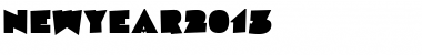 Download NewYear2013 Font Download NewYear2013 Font