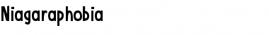 Download Niagaraphobia Font Download Niagaraphobia Font