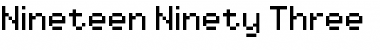 Download Nineteen Ninety Three Font Download Nineteen Ninety Three Font