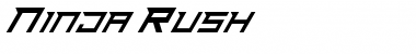 Download Ninja Rush Font Download Ninja Rush Font