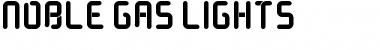 Download Noble Gas lights Font Download Noble Gas lights Font