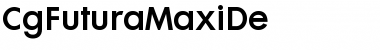 Download CgFuturaMaxiDe Font Download CgFuturaMaxiDe Font