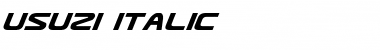 Download Usuzi Italic Font Download Usuzi Italic Font