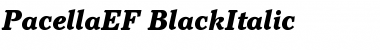 Download PacellaEF-BlackItalic Font Download PacellaEF-BlackItalic Font
