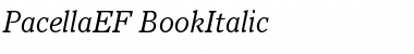 Download PacellaEF-BookItalic Font Download PacellaEF-BookItalic Font