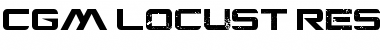 Download CGM Locust Resistance Font Download CGM Locust Resistance Font