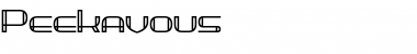 Download Peekavous Font Download Peekavous Font