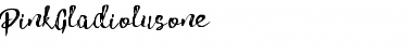 Download Pink Gladiolus Font Download Pink Gladiolus Font
