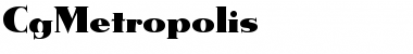 Download CgMetropolis Font Download CgMetropolis Font