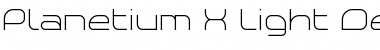 Download Planetium-X Light Demo Font Download Planetium-X Light Demo Font