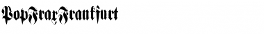Download PopFraxFrankfurt Font Download PopFraxFrankfurt Font
