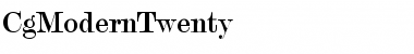 Download CgModernTwenty Font Download CgModernTwenty Font
