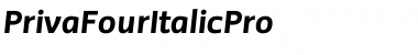 Download PrivaFourItalicPro Font Download PrivaFourItalicPro Font