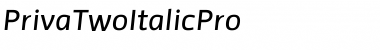 Download PrivaTwoItalicPro Font Download PrivaTwoItalicPro Font
