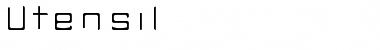 Download Utensil Font Download Utensil Font