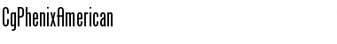 Download CgPhenixAmerican Font Download CgPhenixAmerican Font