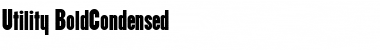 Download Utility Font Download Utility Font