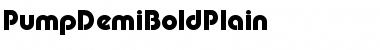 Download Pump Demi Bold Font Download Pump Demi Bold Font