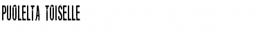 Download Puolelta toiselle Font Download Puolelta toiselle Font