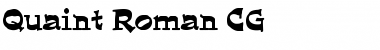 Download Quaint Roman CG Font Download Quaint Roman CG Font
