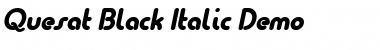 Download Quesat Black Italic Demo Font Download Quesat Black Italic Demo Font