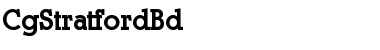 Download CgStratfordBd Font Download CgStratfordBd Font
