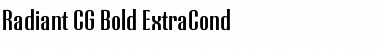 Download Radiant CG Bold ExtraCond Font Download Radiant CG Bold ExtraCond Font