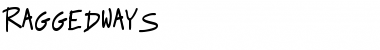 Download Raggedways Font Download Raggedways Font