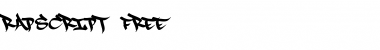 Download RapScript_Free Font Download RapScript_Free Font