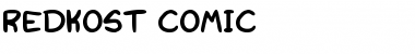 Download Redkost Comic Font Download Redkost Comic Font