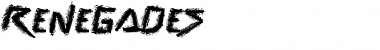 Download Renegades Font Download Renegades Font