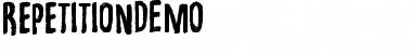 Download Repetition DEMO Font Download Repetition DEMO Font