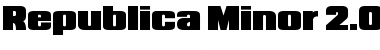 Download Republica Minor 2.0 Font Download Republica Minor 2.0 Font