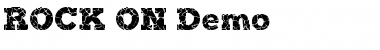 Download ROCK-ON Demo Font Download ROCK-ON Demo Font