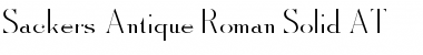 Download Sackers Antique Roman Solid AT Font Download Sackers Antique Roman Solid AT Font