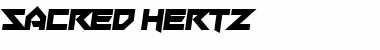 Download Sacred Hertz Font Download Sacred Hertz Font
