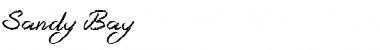 Download Sandy Bay Font Download Sandy Bay Font