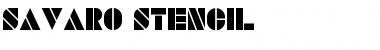 Download SAVARO STENCIL Font Download SAVARO STENCIL Font