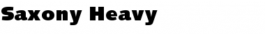 Download Saxony-Heavy Font Download Saxony-Heavy Font