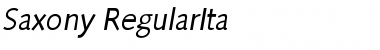 Download Saxony-RegularIta Font Download Saxony-RegularIta Font