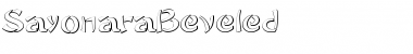 Download Sayonara Beveled Font Download Sayonara Beveled Font