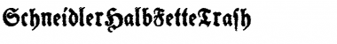 Download Schneidler Halb Fette Trash Font Download Schneidler Halb Fette Trash Font