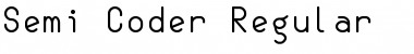 Download Semi-Coder Font Download Semi-Coder Font