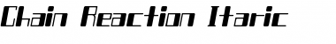 Download Chain Reaction Itaric Font Download Chain Reaction Itaric Font