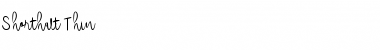 Download Shorthalt Thin Font Download Shorthalt Thin Font