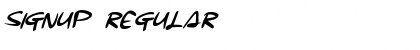 Download Signup Font Download Signup Font