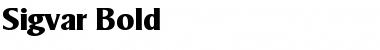 Download Sigvar-Bold Font Download Sigvar-Bold Font