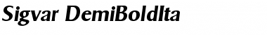 Download Sigvar-DemiBoldIta Font Download Sigvar-DemiBoldIta Font