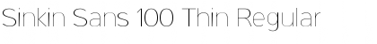 Download Sinkin Sans 100 Thin Font Download Sinkin Sans 100 Thin Font